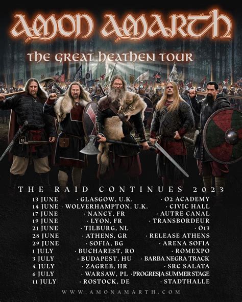 Amon Amarth tour dates 2024